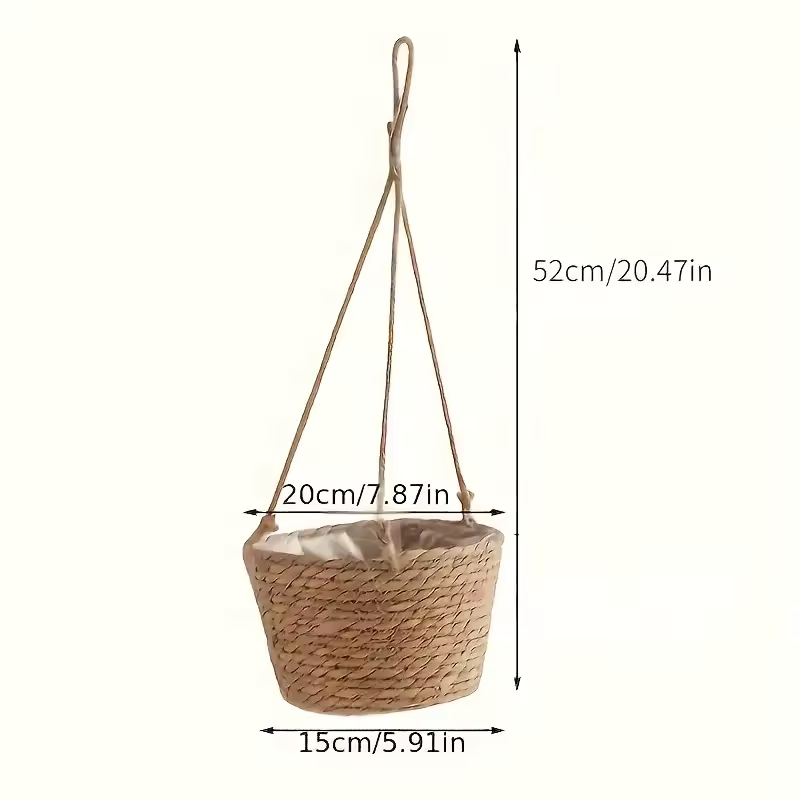Garden Hanging Planter Macrame Plant Storage Basket