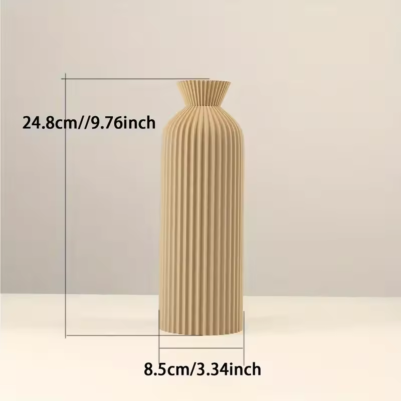 Elegant Black Plastic Vase