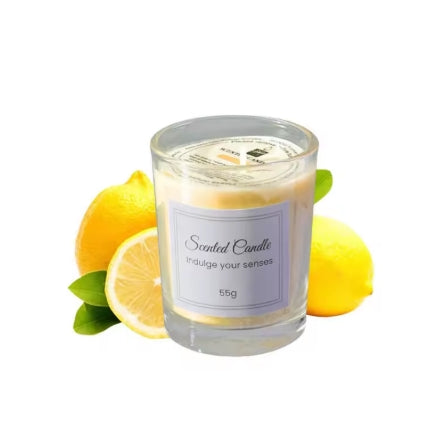 Aromatherapy Candle Premium Gift Box Glass Handmade Soy Wax Smokeless Creative