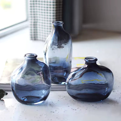 Retro Glass Flower Vase