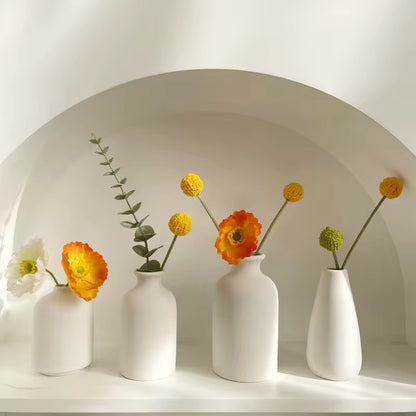White Ceramic Vases Nordic