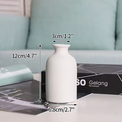 White Ceramic Vases Nordic