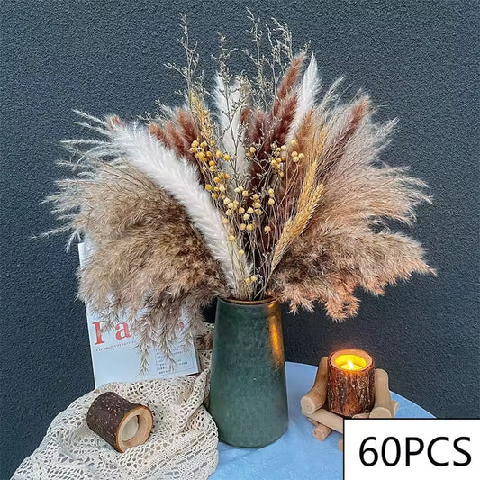 Velura Dried Wheat Fan Pampas