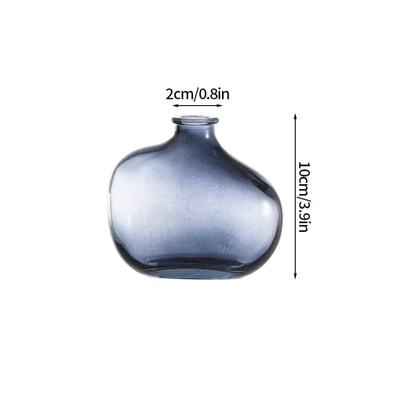 Retro Glass Flower Vase