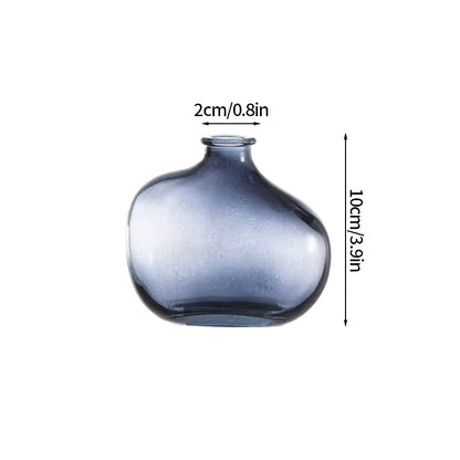 Retro Glass Flower Vase