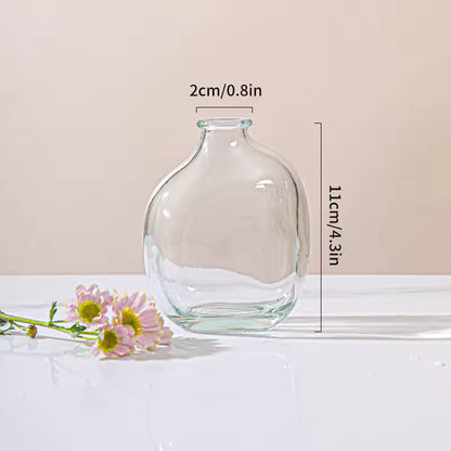 Retro Glass Flower Vase