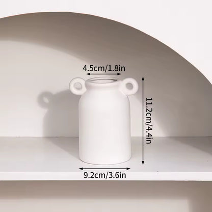 White Ceramic Vases Nordic