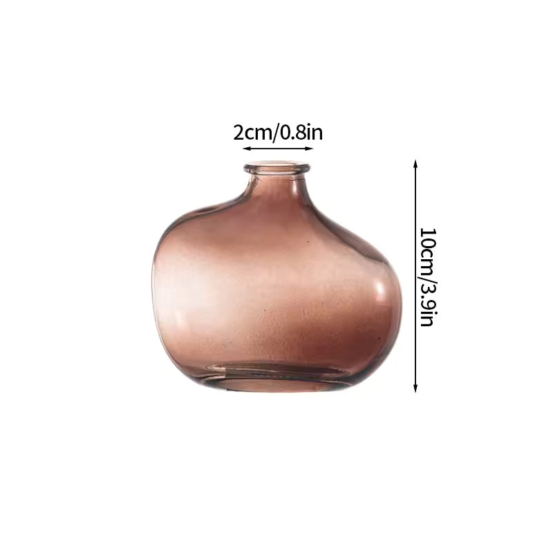 Retro Glass Flower Vase