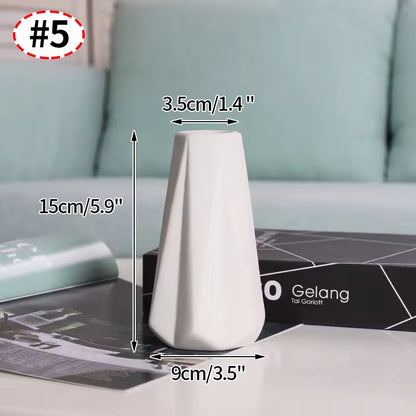 White Ceramic Vases Nordic