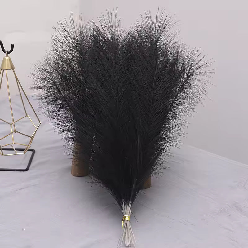 Artificial Flowers Fluffy Pampas Grass Bouquet