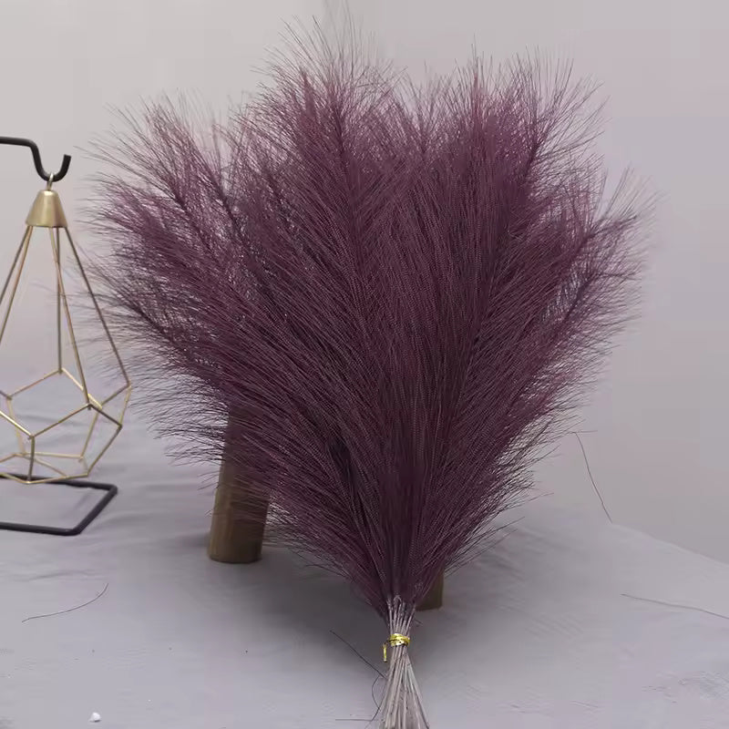 Artificial Flowers Fluffy Pampas Grass Bouquet