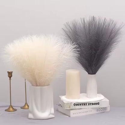 Artificial Flowers Fluffy Pampas Grass Bouquet