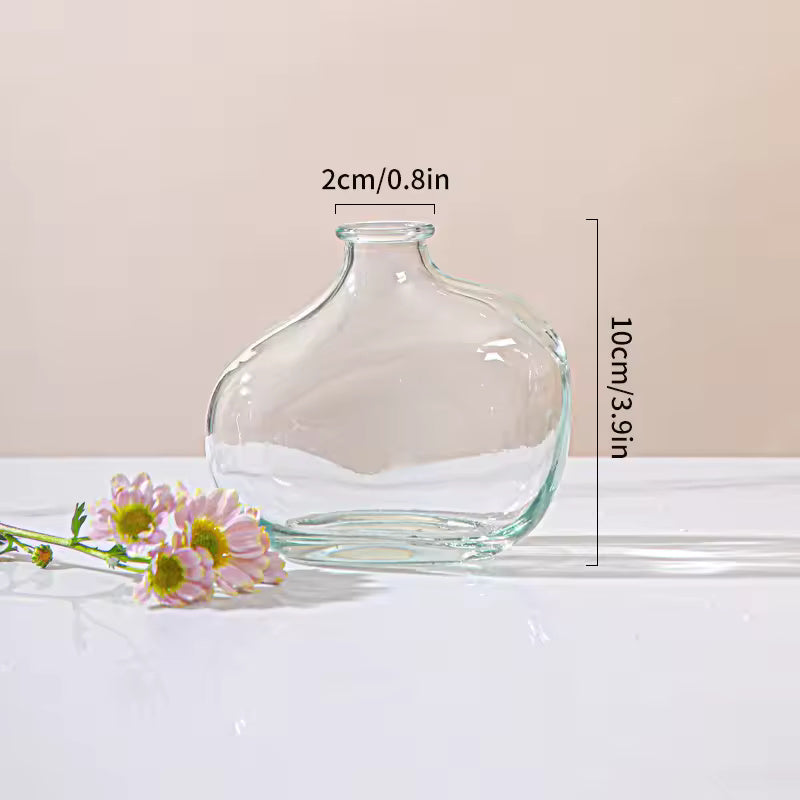 Retro Glass Flower Vase