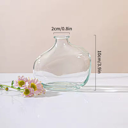 Retro Glass Flower Vase