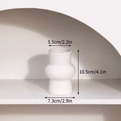 White Ceramic Vases Nordic