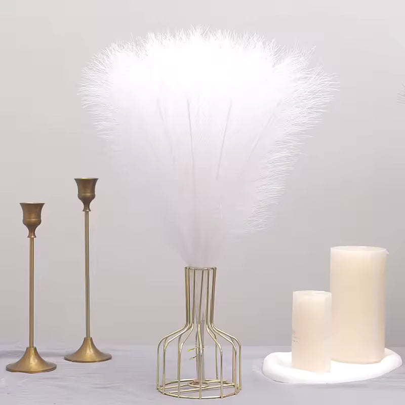 Artificial Flowers Fluffy Pampas Grass Bouquet
