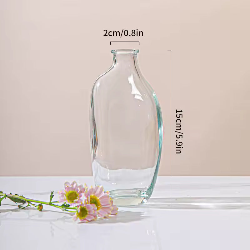 Retro Glass Flower Vase