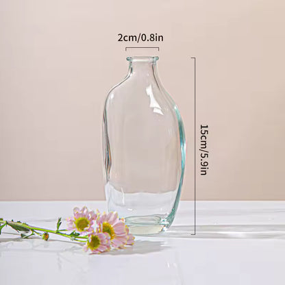 Retro Glass Flower Vase