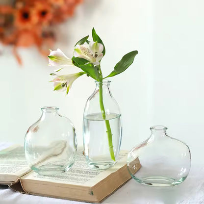 Retro Glass Flower Vase