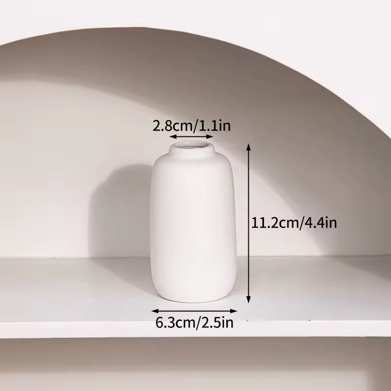 White Ceramic Vases Nordic