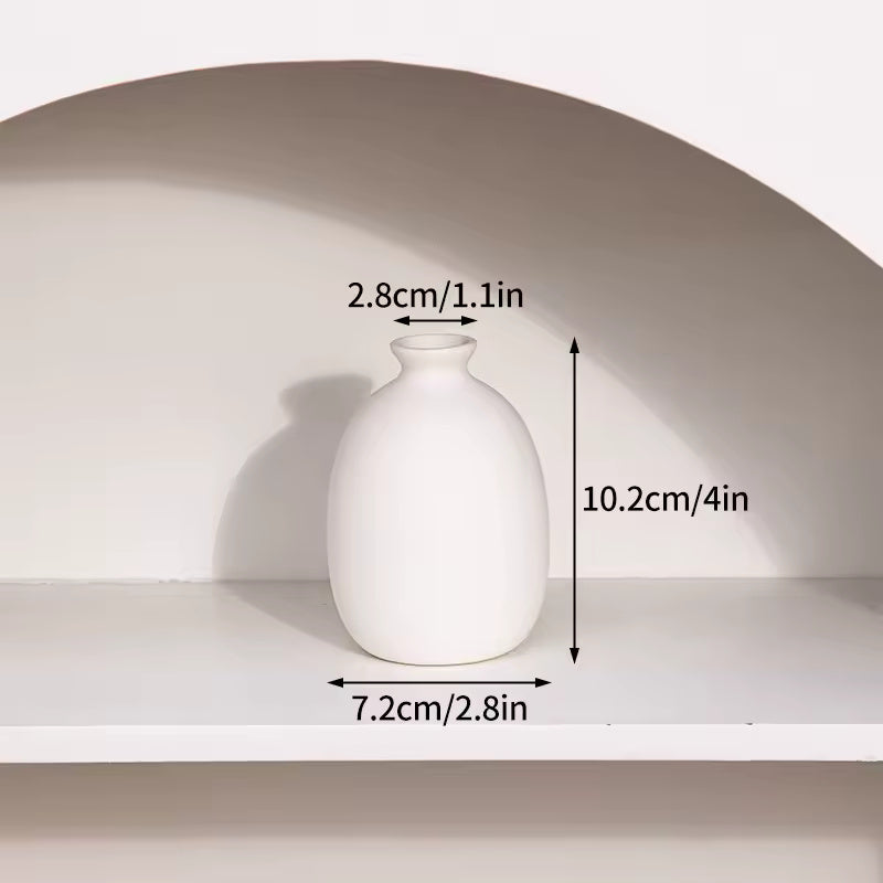White Ceramic Vases Nordic