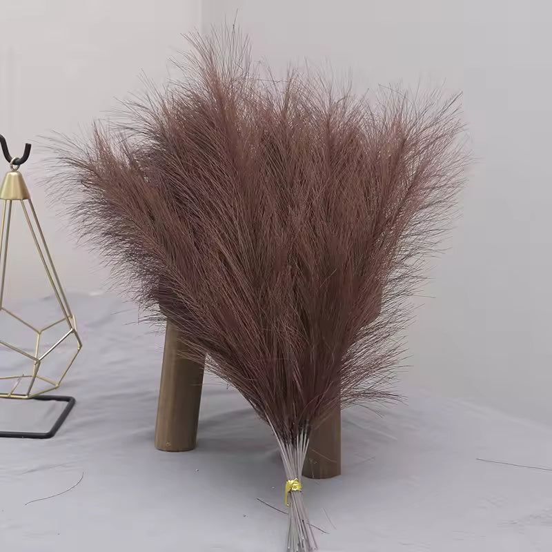 Artificial Flowers Fluffy Pampas Grass Bouquet