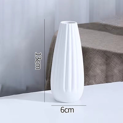 White Ceramic Vases Nordic