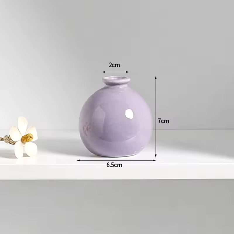 Mini Ceramic Glaze Vase