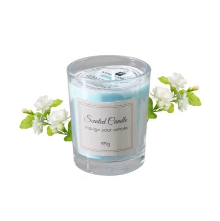 Aromatherapy Candle Premium Gift Box Glass Handmade Soy Wax Smokeless Creative