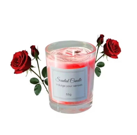 Aromatherapy Candle Premium Gift Box Glass Handmade Soy Wax Smokeless Creative