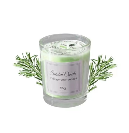 Aromatherapy Candle Premium Gift Box Glass Handmade Soy Wax Smokeless Creative