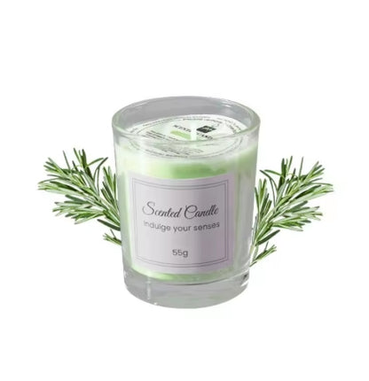 Aromatherapy Candle Premium Gift Box Glass Handmade Soy Wax Smokeless Creative