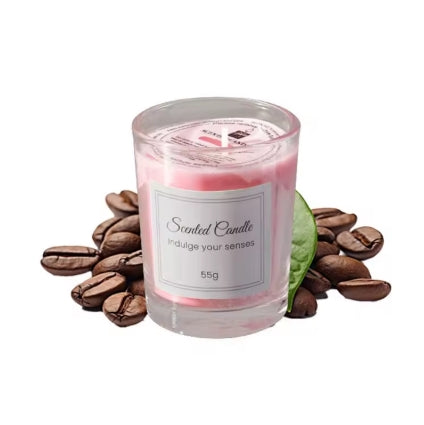 Aromatherapy Candle Premium Gift Box Glass Handmade Soy Wax Smokeless Creative