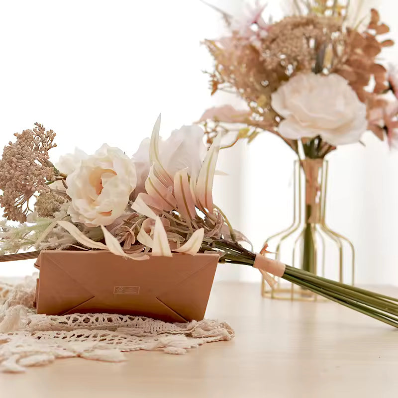 Pampas Peony Artificial Flowers