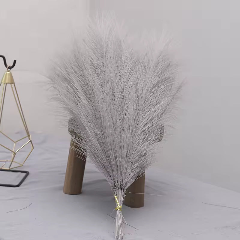 Artificial Flowers Fluffy Pampas Grass Bouquet