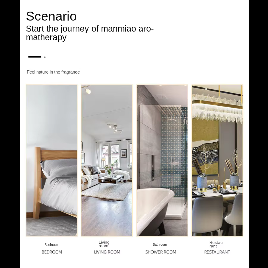 Aromatherapy essential oil candle smokeless soybean candle