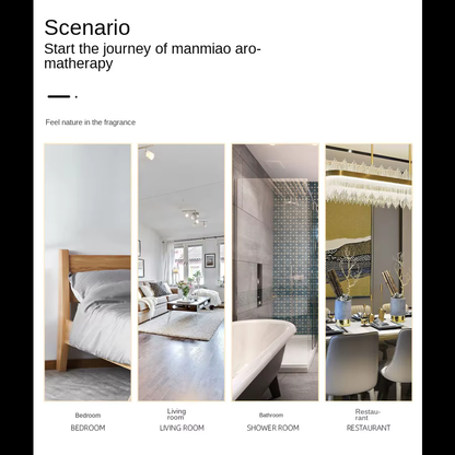 Aromatherapy essential oil candle smokeless soybean candle