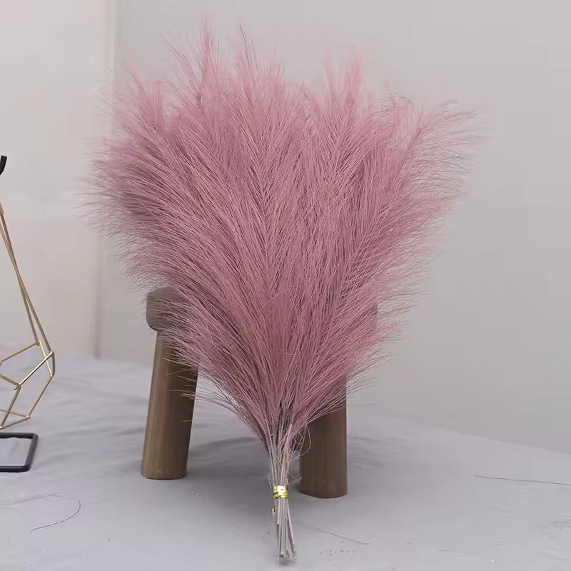 Artificial Flowers Fluffy Pampas Grass Bouquet
